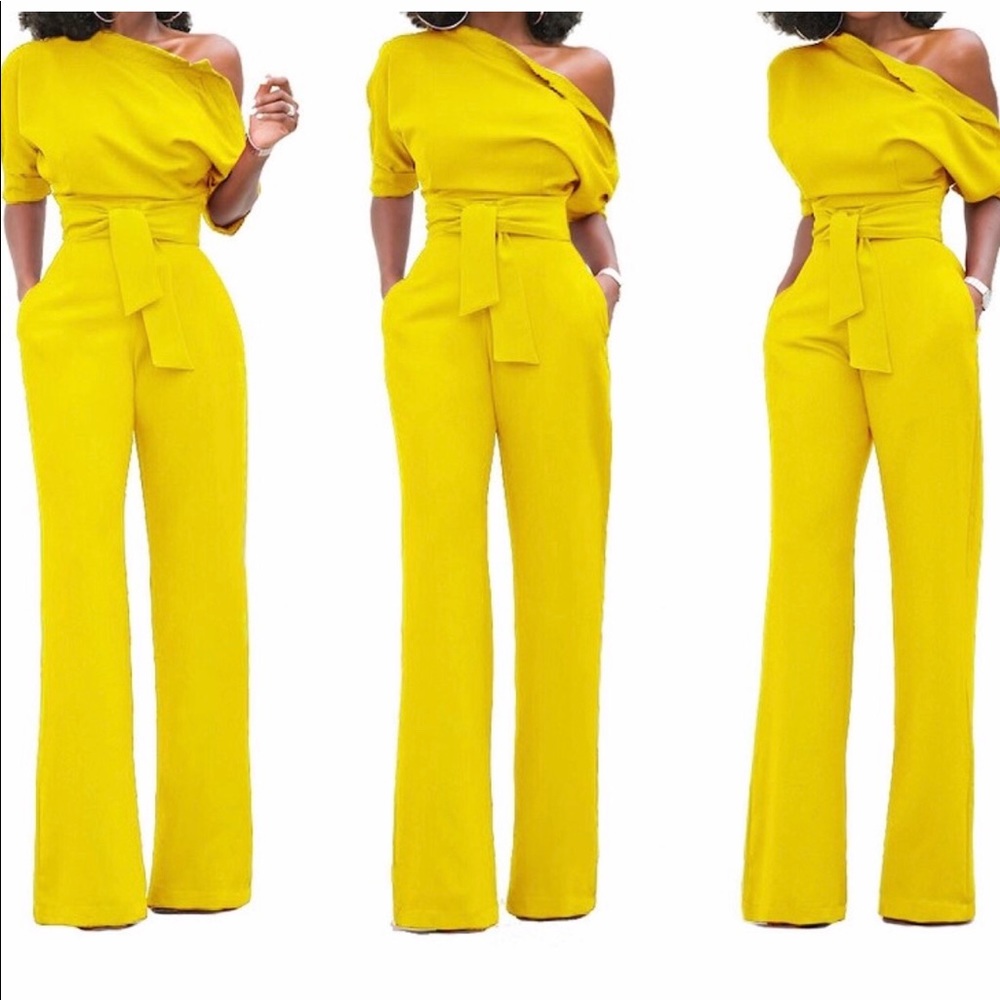 (SOLD OUT)Yellow one piece romper